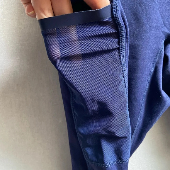 Fabletics Motion365 blue high waist  leggings Sz M - Picture 4 of 9